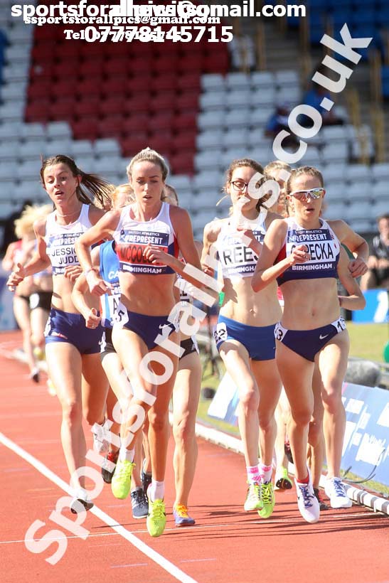 Womens 5000 metres, British World Championship Team Trials, Alexander Stadium, Birmingham